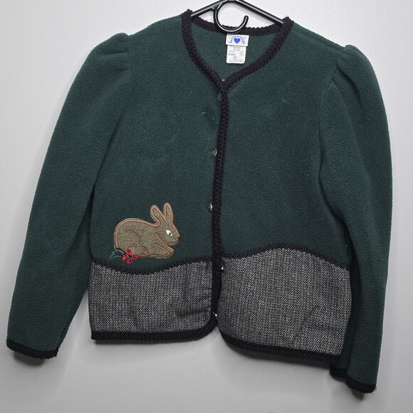 Vintage Hartstrings Sweater Rabbit Size 12‎ - Picture 1 of 10
